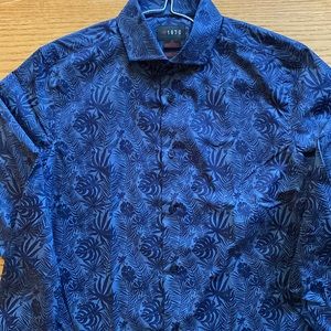 ✨New 1670 Tropical Print Shirt : Slim Fit Stretch (15)